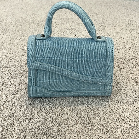 blue hand bag/purse - Picture 1 of 3